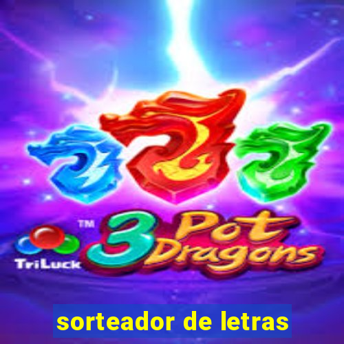 sorteador de letras